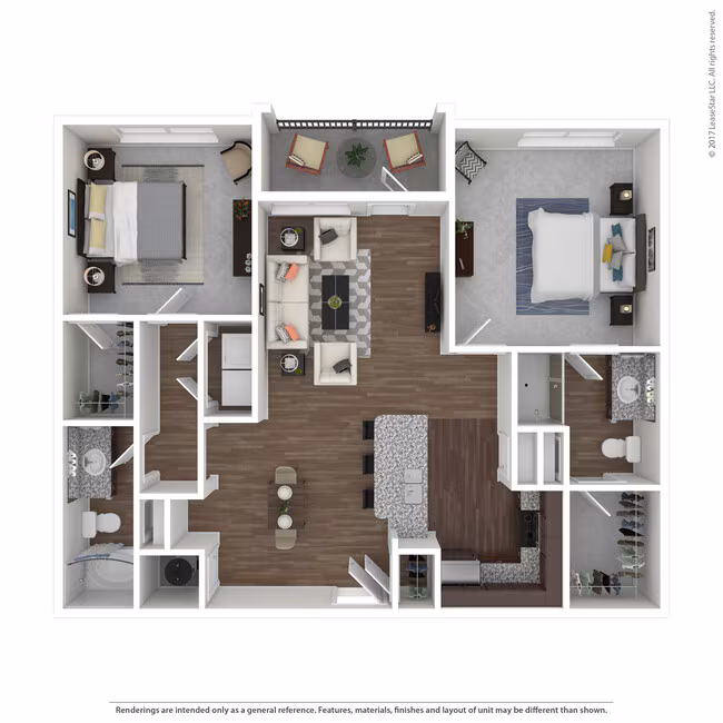 B1-WF - The Legacy 6205 floor plan